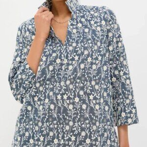 NWT Tuckernuck Embroidered Chambray Wildflower Meadows Margot Blouse